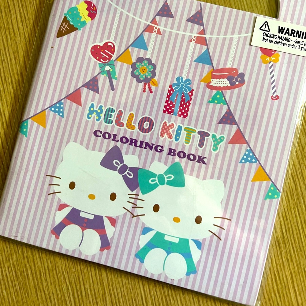 Vintage 2013 Sanrio Original Hello Kitty Coloring Book NWT